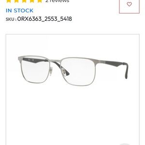 Raybans metal frames RB 6363 2553.